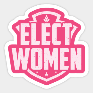 Elect Women - Equal Gender Rights Sticker